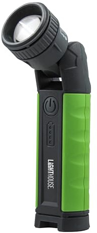Lighthouse - L/HT100ZR - Rechargeable Zoom Pivoting Work Light Torch- 1000Lm, Grey