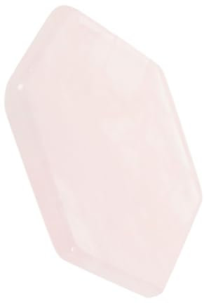 IMIKEYA Polierter Quarz Sechseckige Form Wärmedämmmatten Tischunterlagen Leicht Zu Reinigen