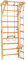 Kletterwand für Kinder und Erwachsene – Klettergerüst Indoor aus Holz mit Wand-Reck, Stange, Gymnastikringen, Kletterseil, schwedischer Leiter
