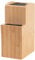 Vencier Universal Bamboo Knife Block – Slotted Kitchen Knife Holder with Secure Fibre Rods | Organiser Stand for All Knife Sizes