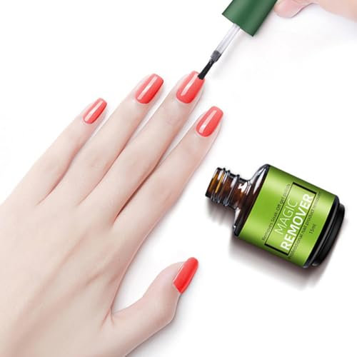 Solvente per unghie – Solvente rapido per smalto | Solvente gel per unghie | Solvente per unghie | Solvente smalto non irritante | Rimuove lo smalto gel, non necessita di carta di alumi