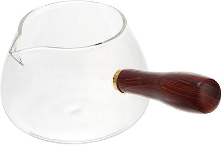 PRETYZOOM 1pièce Théière Verre Résistante Chaleur Avec Poignée Ensemble Professionnel Pour Infusion De Thé Et Café