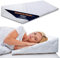 Totsy Baby Keilkissen für Bett und Sofa – 45x140 cm Lesekissen und Schaumstoff Rückenkissen Ideal zur Verwendung als Matratzenkeil Reflux kopfteil Kissen oder Bettkeil für Erwachsene