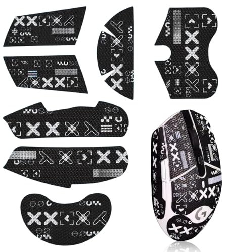 Maus Griptape kompatibel mit Logitech G Pro X Superlight, Mouse Grip Tape für Ultimative Präzision Gamer Grip und Komfort, Vollständige Abdeckung, Schweißabsorbierend, rutschfest, Ultradünn