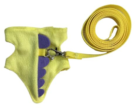 Rrlihjgu Harness for Rabbits, Adjustable Harness and Leashes for Small Animals – Soft Clothing for Outdoor Photography Walking Adventures and Jogging for Chinchillas and Kittens