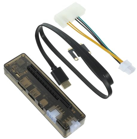 NOLITOY Portable Laptop Graphics Card Adapter External GPU Docking Station with Power Support Compatible with Multiple for Gaming and Professional Use Pcb and Construction