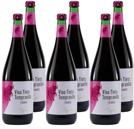 Tempranillo Vino Tinto -lieblich- (6 x 1,0L)