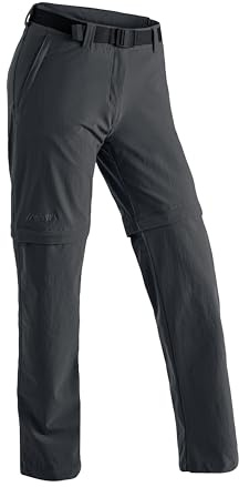 Maier Sports NATA 2, Damen Wanderhose, Wasserabweisende Zipp-Off-Hose | Für Trekking und Hiking, Dryprotec für schnelles Trocknen, Praktische Zipp-off-Funktion, Perfekt für das ganze Jahr