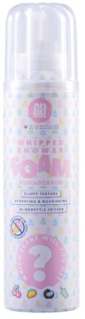 ANDbeauty Duschschaum Whipped Shower Foam 250 ml, Blindbottle Edition, fluffige formbare Mousse, hydratisierend & pflegend, 4 Duftnoten mit Überraschungseffekt, Body Care