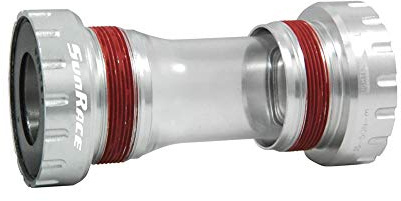 SunRace BBM97 MTB External Bottom Bracket, Silver, 68/73mm, Compatible with Shimano MTB Cranksets
