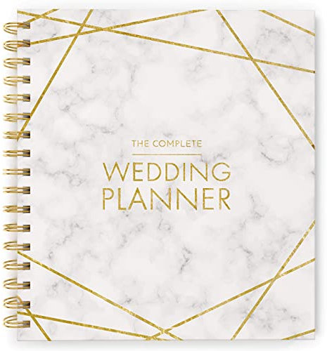 [New] Wedding Planner - UK Bridal Planning Book Journal & Organising Diary, Engagement Gift, Countdown Calendar