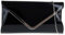 Girly HandBags Pochette da donna oversize in vernice Nero