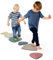 Gonge - NORDIC Flusssteine zur Förderung von Balance, Motorik & Koordination - rutschfeste Balanciersteine für Kinder & Erwachsene - 6-teiliges Stapelsteine Set für Schulen, Kitas & Therapiezentren