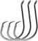 FUSIGO Kreis Angelhaken, 110 Stück Octopus Circle Haken, 2 x starke, extra scharfe schwarze Haken aus Karbonstahl für Salzwasser Angelhaken Größe 10#-10/0 (110 Stück 1/0)