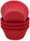 Mombake Lot de 100 caissettes à muffins en papier sulfurisé de qualité supérieure - Rouge