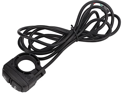Scheinwerfer-Horn-Schalter, 2-in-1 Universal Lenker-Bedienung für Roller Elektrofahrrad, Einfache Installation und Multifunktionssteuerung for Stadtverkehr Pendler und Freizeitfahrten