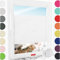 Schuette® Plissee ohne Bohren zum Kleben ● Premium Kollektion: White Day (Weiß) ● 70x200cm (Breite x Höhe) ● Suprafix Faltrollo Klebehalterung ● Bequeme Rollo Montage inkl. Video