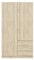 Oggi 2-Türiger Kleiderschrank mit Schubladen 50 x 97 x 175 cm (T/B/H) Praktischer und Solider Zweitüriger Garderobenschrank für unterschiedliche Räume Eiche Sonoma