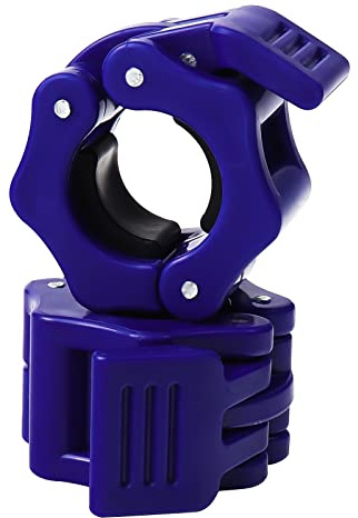 Barbell Clamps, Chetexus 1 Inch Olympic Bar Collars Quick Release Barbell Lock Clamp Locking Standard Bar Weight Plates Collar Clips for Workout Weightlifting Fitness Training Bodybuilding