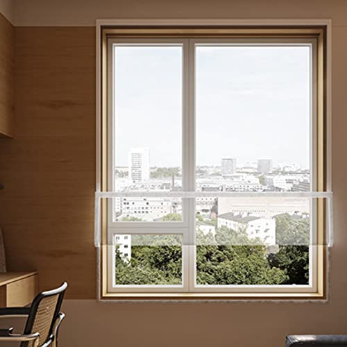 JIAJUTUI001 Película Aislante para Ventanas Cortina de Puerta Invierno Cortina Térmica con Aislante Térmico Transparente para Puertas y Ventanas para Evitar el Viento Frío (150x150cm/59x59in)