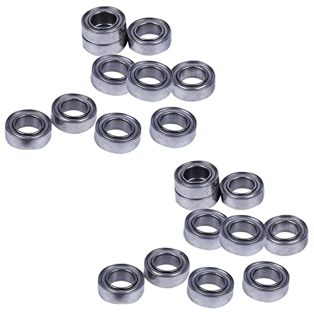 KVSERT 20 Stück Miniatur-Kugellager versiegeltem Metall, abgeschirmt, metrisch, MR95-ZZ, 5 x 9 x 3 mm