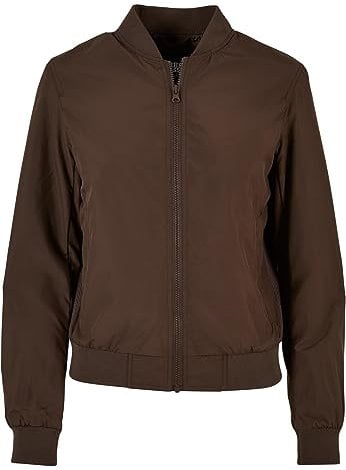Urban Classics Damen TB1217-Ladies Light Bomber Jacket Jacke, Brown, S
