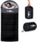 SAIL XL Sleeping Bag Extra Wide for Big & Tall Person 3-4 Season 1.6KG 250GSM Lightweight,Waterproof Indoor & Outdoor Use for Adults for Hiking, Backpacking and Camping - Black