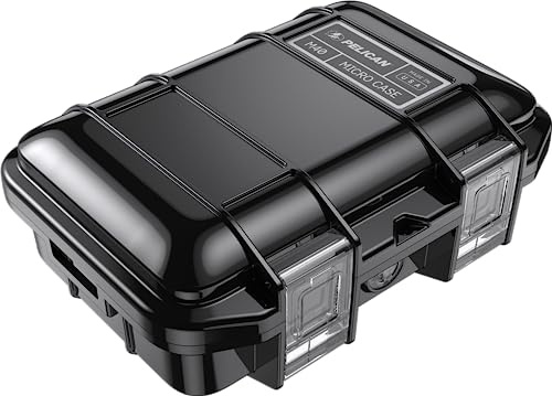 Pelican M40-M50-M60 Micro Case - Waterproof Dry Box and Case for iPhone, GoPro, Camera, Camping, Fishing, Hiking, Kayaking, Beach