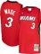 Dwyane Wade Miami Heat Red Youth 8–20 Hardwood Classic Soul Swingman Spieler Trikot, Rot/Ausflug, einfarbig (Getaway Solids), 8
