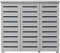 Timber Art Design UK Shoe Cabinet 5 Tier Shoe Rack Wooden Storage Unit 3 Door Cupboard Modern Furniture for Living Room, Bedroom, Light Grey - W114cm x H98.3cm x D33.6cm