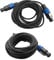 Nagoyuki 2 Pack 25 Ft Male Speakon to Speakon Cables, Professional 12 Gauge AWG Audio Cord DJ Speaker Cable Wire with Twist Lock