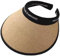 AKJAXQU 1 Stück Damen Sonnenhut Stroh UPF 50+ Packbar Faltbar Visor Cap