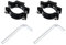 QUARKZMAN 2Stk Motorrad Rohrschelle Passform 0.7 bis 1.4 AD Motorrad Fahrrad Licht Montage Halterung Auto Lichtleiste Halter Klemme Schwarz (18-35mm)