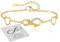 GEMAURA Infinity Armband Silber 925 Damen Mit Zirkonia, Verstellbares Gold Herz Unendlichkeitszeichen Freundschaftsarmband, Schmuck Geschenke für Frauen