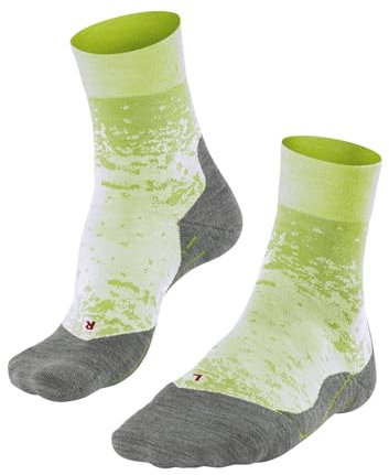 FALKE Herren Laufsocken RU4 Endurance M So Baumwolle Funktionsmaterial antiblasen 1 Paar, Weiß White 2007 Trend, 44-45