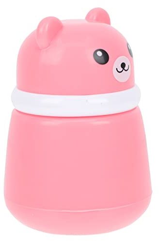 VICASKY Cartoon Bär Puderquaste Box Kleiner Tragbarer Behälter Für Babypuder Leere Talkumpuder Box Mit Applikator Praktisch Und Sicher Für Unterwegs Und Reisen