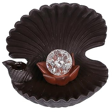 ULDIGI 1stück Shell Backflow Incense Burner Für Meditation Yoga Und Dekoration Eleganter Langlebiger Räuchergefäß Aus Hochwertigem Clay Für Zuhause Und Büro