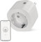 EMOS GoSmart ZigBee Steckdose 16A, 2,4GHz Smart Steckdose mit Timer und Stromzähler, gesteuert manuell und mit EMOS GoSmart-App, kompatibel mit Sprachassistant Amazon Alexa, Google Assistant, weiß