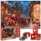 BITOYO Adventskalender 2024 Puzzle, 24 Boxen 1008 Teile Puzzles, Weihnachtskalender Countdown, Puzzles für Erwachsene und Kinder, Hausdekoration, Weihnachtsgeschenke für Erwachsene