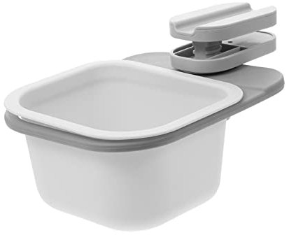 Cabilock Boîte De Rangement Rotative Avec Clip Poubelle De Table Pratique Abs Pour Bureau Et Maison Organisateur Multiusage Pour Bureau Cuisine Salle De Bain Et Chambre