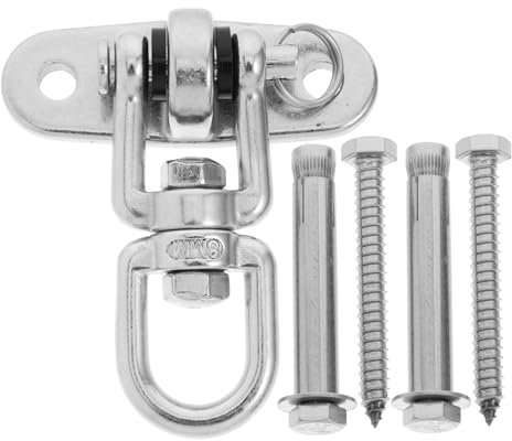 Swing Hammock Hanger Hangers Swing Hooks Swing Mounting Hardware Swing Hanger Hammock Hanging Hardware Swing Bracket Swing Hardware Hanging Hammock Chair Silver Stainless Steel Mipcase