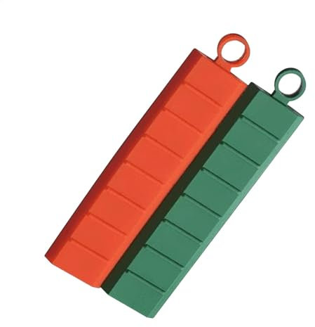 Humkopnl Strumento per tagliare patate, cetrioli e zucchine in silicone antiaderente, utensile da cucina dal design magnetico