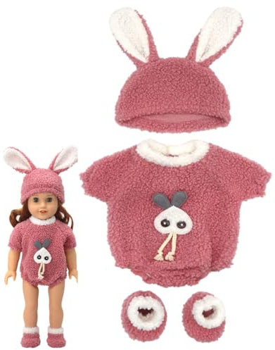 Ropa para Muñecas Bebé, Ropa para Muñecas 35-43 cm, Adorable Pijama Compatible con Baby Born, Baby Annabell, Nenuco y Más