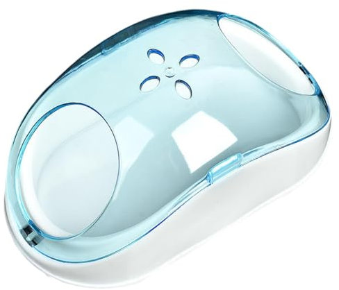 Récipient de bain de sable pour hamsters - Boîte de bain de sable pour hamsters, baignoire de hamsters en poudre pour chinchilla |. Boîte de bain de sable pour hamsters boîte à sable va