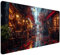 Landschaft Mauspad 900x300mm, Schreibtischunterlage Rot Mousepad Gaming mit Wasserdicht rutschfeste Gummibasis, Vernähte Kanten Mouse Pad für Schreibtisch Zubehör Aesthetic, Geschenke für Männer, 5-S
