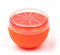 Nyutcwe Saver en forma de fruta El recipiente de almacenamiento de alimentos reutilizable con protector de naranja con tapa