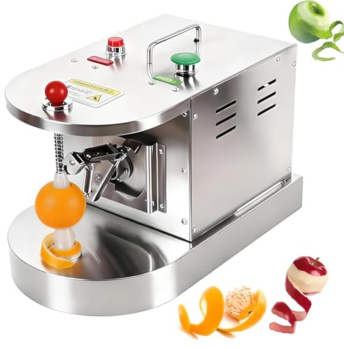 Pelador automático de frutas, máquina peladora eléctrica de naranja y limón, 500 unidades/h, altura y distancia ajustables, para restaurante