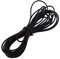 Corde Elastique en Caoutchouc Diamètre de 5mm / 10mm (5mm 10M -Noir)