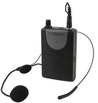 Headset Microphone for QTX And Adastra Portable PA Units | Select Correct Frequency UHF 863.8MHz
