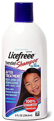 Licefreee Everyday Shampoo, Daily Maintenance Lice Shampoo, 8 Fluid Ounces